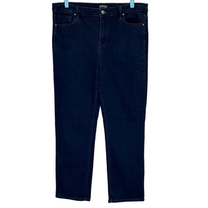 Buffalo David Bitton Alyssa High Rise Straight Leg Stretch Denim Jeans 12/32